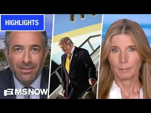 Trump ‘smuggled in a catering truck’ off Air Force One amid Iran threat | MS NOW Highlights