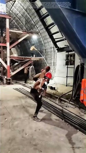 Hauling Rebar: The Human Touch in Tunnel Infrastructure