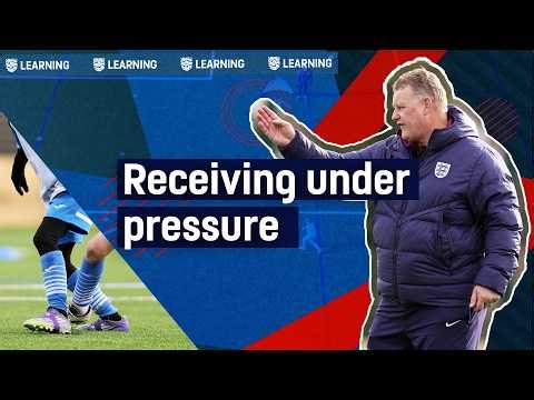 Receiving under pressure | Coaching session on receiving and finishing skills