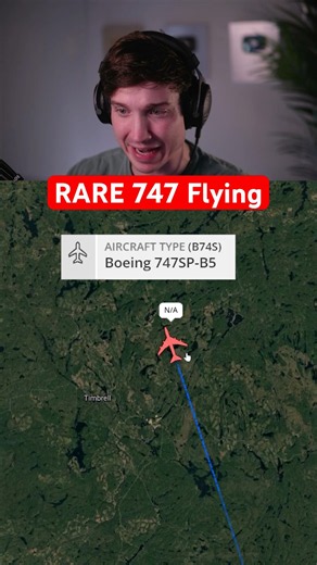 RARE 747 Flying