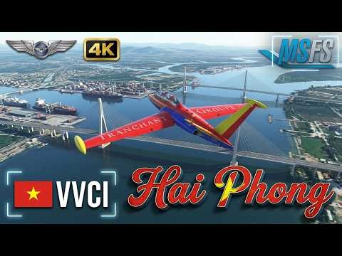 Weaving Through Hai Phong's Vietnam at Fouga Jet Speed MSFS
