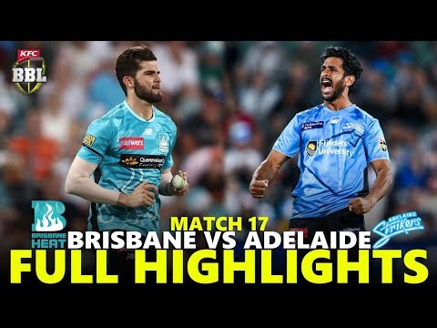 BBL Match 17 Full Highlights 2025 | Brisbane Heat vs Adelaide Strikers | BH VS AS