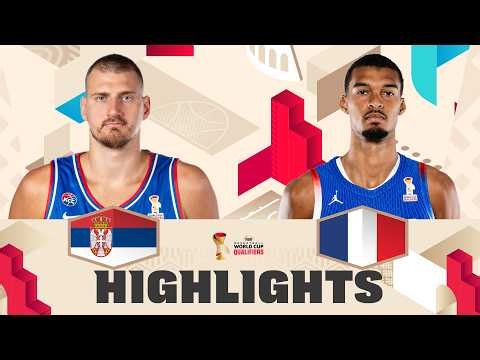 Nikola Jokic's Serbia 🇷🇸 and Wemby's France 🇫🇷 met! | 2027 #FIBAWC Qualifiers Friendly Game