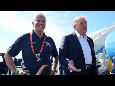 Dueling protests, traffic problems amid President Trump's visit to Nassau County