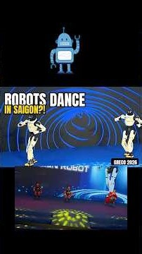 I Watched 2 Humanoid Robots Dance in Saigon, Vietnam #vietnam #HumanoidRobots