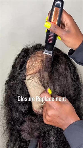 Closure replacement #wigs #howto #hair #wiginstall #closurewig #tutorial | MANAG Luxury Hairline