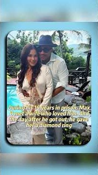 During his 16 years in prison, Max B met a wife who loved him. And the day after he got out, he gave