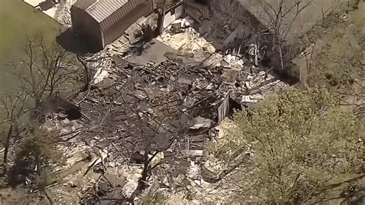 Video shows moment house explodes, leaving woman severely injured
