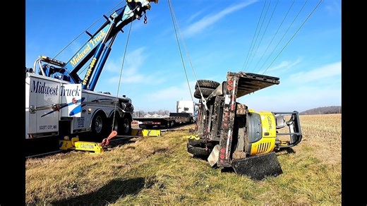 Mini excavator rollover rescue