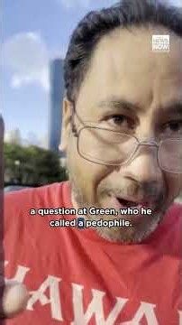 Caught on camera: Clash at Gov. Green's sign-waving event leads to police report