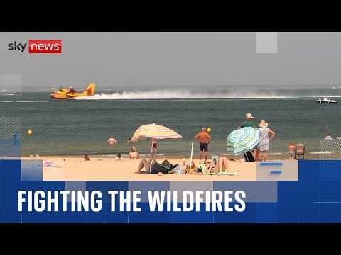 Fire four times the size of Paris causes devastation in France