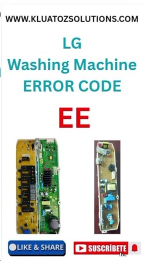 How To Solve EE LG Washing Machine Error