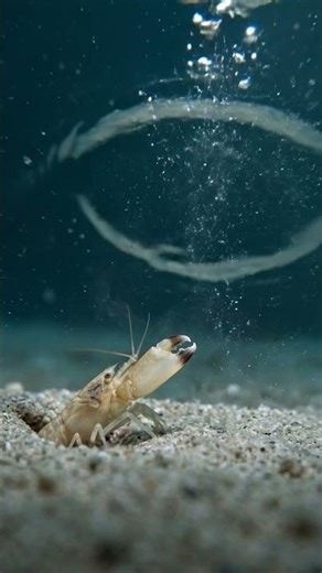 This Shrimp Fires a Bubble Bullet