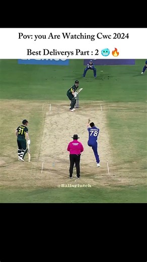 POV: You’re Watching CWC 2024… 🏏🔥Best Deliveries — Part 2 💀🥶