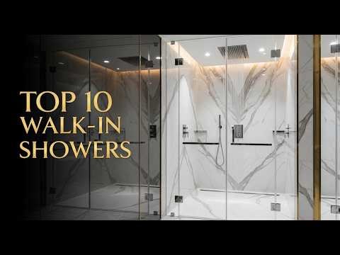 Top 10 Luxury Walk-In Showers That Look Like a 5-Star Hotel ✨
