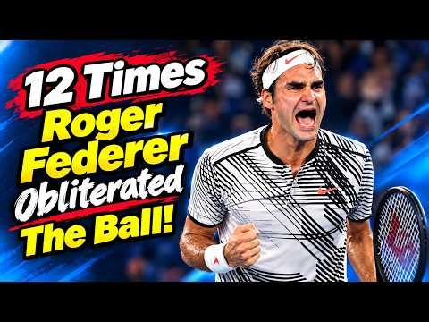 12 Times Federer Did the Impossible on Court!🔥🔥
