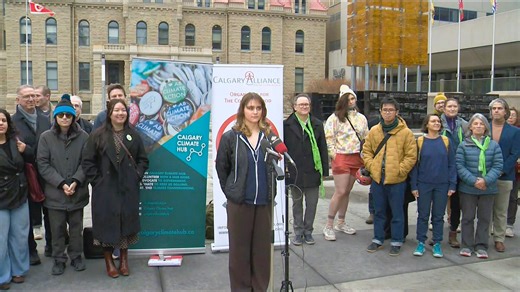 Calgary coalitional rallies in front of city hall | CTV News Calgary Noon Update for Monday, April 1