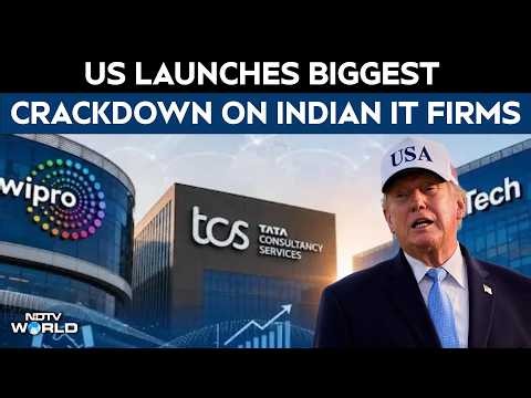 US Suspends Indian IT firms Cognizant, TCS, Wipro, HCL From Green Card Programme | H-1B Crackdown