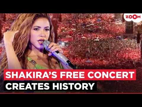 Shakira’s FREE Concert at Copacabana Beach Goes Viral, Drone Shots Reveal Record-Breaking Crowd