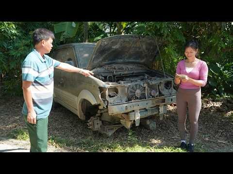 Genius Girl: Starting Up a Mitsubishi (Jolie) That Had Been Abandoned for Years by the Roadside 🛠🛠🛠