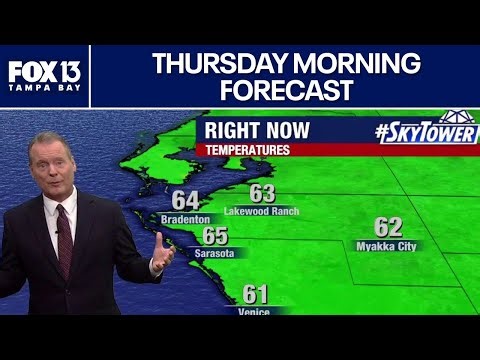 Tampa weather | Thursday morning forecast
