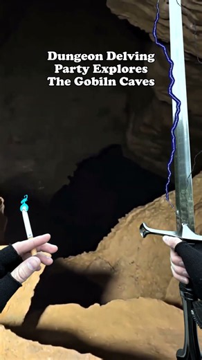 Dungeon Delving Party Explores Goblin Caves