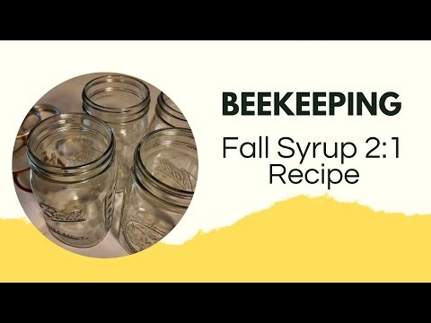Easy 2:1 Sugar Syrup Recipe for Fall Feeding | Beekeeping