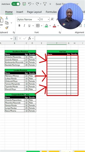Combine Tables in Excel Using VSTACK
