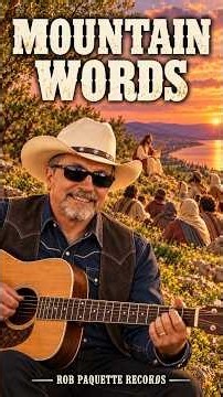 Mountain Words | Country Western Gospel | Sung by Rob Paquette