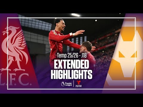 Liverpool vs. Wolverhampton | Highlights Premier League | Jornada 18 | Telemundo Deportes