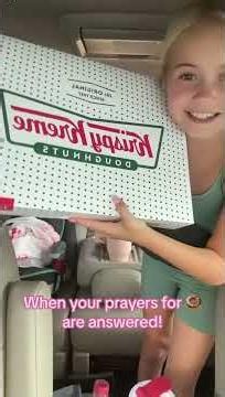 The only way to eat Krispy Kreme
