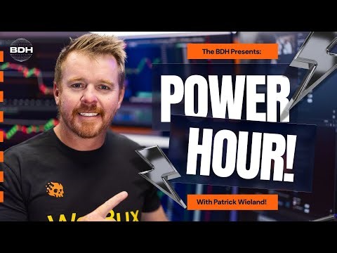 POWER HOUR AT THE BDH!!! Patrick Wieland DayTrading LIVE!