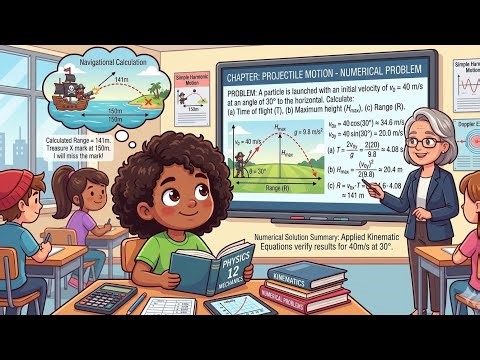 Class 11 Physics |Projectile Motion |Numercial Problem Analysis | 10th Lecture | Formula Explain