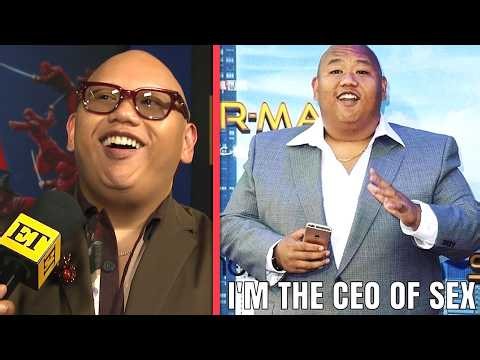 Jacob Batalon REACTS to 'the CEO of Sex' Meme at Spider-Man: Brand New Day Premiere (Exclusive)