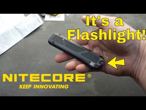 Nitecore EDC17: Pocket-Knife Style Flashlight, 1500 Lumen, UV and Green laser Pointer Light! EDC