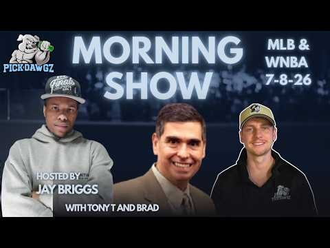 MLB & World Cup Picks 7/8/26 | The PickDawgz Morning Show Hosted By Jay Briggs