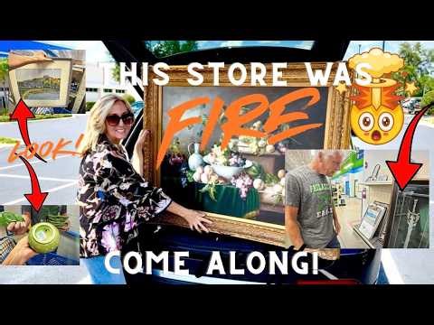 Did this come out of a MILLIONAIRE'S House?? | Goodwill Thrift SCORE right in the DOOR!