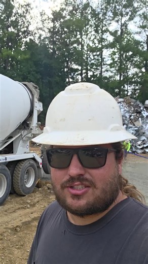 Scrap yard concrete looked a little different today! #Scrap-Life | concrete