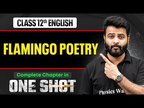 All Flamingo Poetry Class 12 English One Shot 🔥 | NCERT Full Revision | VIJETA 2026 by Anurag Sir