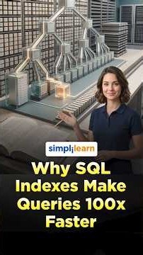 Why SQL Indexes Make Queries 100x Faster | SQL Query Optimization Explained | #Shorts | #Simplilearn