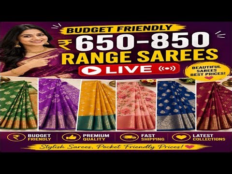 Shree Creations is live!! 650-850 mix collections live today budget range good quality products 🔥