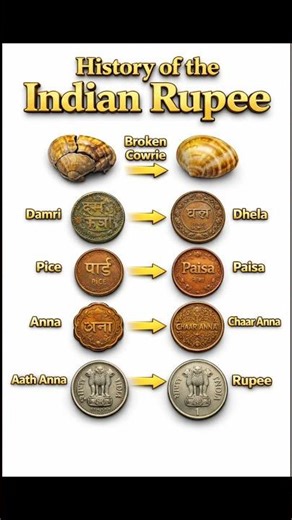 History of the Indian Rupee | Evolution of Indian Currency from Cowrie to Rupee