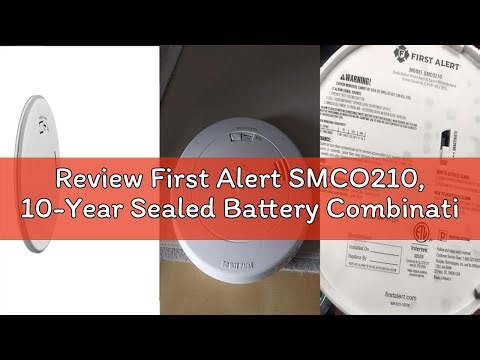 Review First Alert SMCO210, 10-Year Sealed Battery Combination Smoke & Carbon Monoxide Alarm with Sl