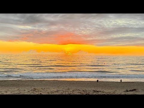 Beautiful Sunset at Malibu Beach