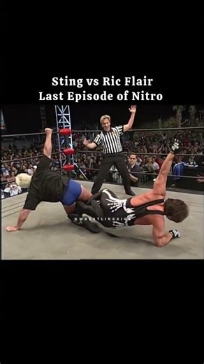 Ric Flair vs Sting WCW Nitro 2001