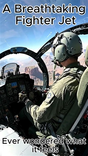 ✈️ Inside the Cockpit: A Breathtaking Fighter Jet Flight! 🔥