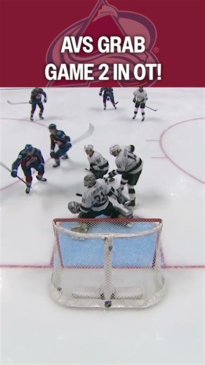 OT Winner Puts Avs Up 2-0 🔥