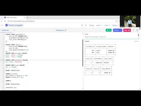 #transaction Control Language (TCL) with Example SQL query