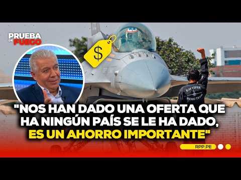 Compra de 24 unidades de F-16 se realizó a menor costo, señala Walter Astudillo #PDFRPP