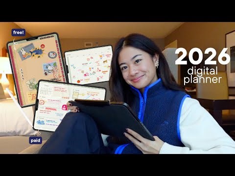 FREE 2026 Digital Planner | simple planning for busy schedules (+ paid option)
